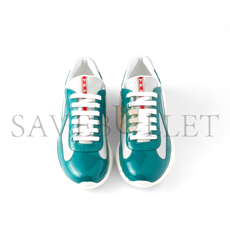 PRADA PATENT LEATHER AND TECHNICAL FABRIC PRADA AMERICA'S CUP SNEAKERS 4E3400_ASZ_F04B7_F_G000
